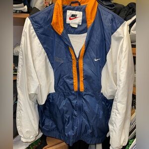 Vintage 90s Nike Colorblock Windbreaker Retro Rare Skater